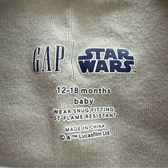 GAP Kids Star Wars Pajama Set - Gray and Blue - Picture 3 of 8